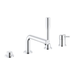 GROHE CONCETTO EENGREEPS INBOUW TEGELRANDCOMBINATIE BAD/DOUCHE VIERGATSMONTAGE CHROOM 19576 002