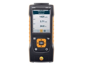 TESTO 440 dP KLIMAAT MEETINSTRUMENT MET GEÏNTEGREERDE VERSCHILDRUKSENSOR, AANSLUITSLANG, 3 AA BATTERIJEN, USB-KABEL EN KALIBRATIEPROTOCOL 0560 4402