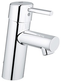 GROHE CONCETTO WASTAFEL EENGREEPSMENGKRAAN MET VERZONKEN KETTING CHROOM 32206 10E