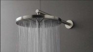 VOLA RONDE REGEN HOOFDDOUCHE DIA 286 mm MET HORIZONTALE DOUCHE-ARM 45 cm CHROOM 060-16