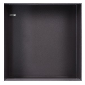 LOOOX BOX IN-/OPBOUWNIS 30 x 30 x 10 cm INOX GELAKT ANTRACIET CBOX30A