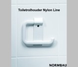 NORMBAU TOILETROLHOUDER NYLON WIT PRH 80 0399010