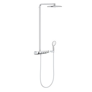 GROHE RAINSHOWER SMARTCONTROL 360 DUO DOUCHESYSTEEM MET THERMOSTATISCHE MENGKRAAN EN MET TRIO MASSAGESTRAAL MOON WHITE 26250 LS0