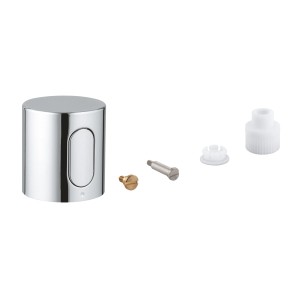 GROHE TEMPERATUUR INSTELKNOP SAFE-STOP MET BLOKKERING OP 43°C CHROOM 47812 000