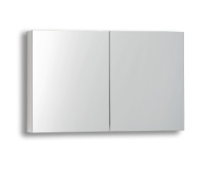 ASSENTI SPIEGELKAST MET 2 DRAAIDEUREN ZONDER VERLICHTING 60 cm H 70.5 cm D 13 cm MELAMINE P2 SK.DZ.0600.2