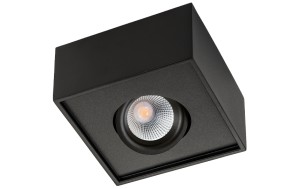 SG LIGHTING CUBE LUX OPBOUWSPOT 8 Watt LED 2700K ZWART 902545