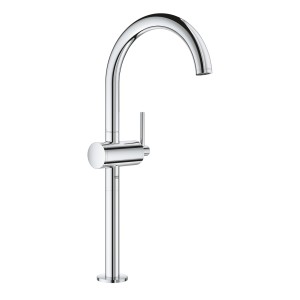 GROHE ATRIO WASTAFEL EENGREEPSMENGKRAAN XL-SIZE MET DRAAIBARE BUISUITLOOP MET PUSH-OPEN AFLOOPGARNITUUR CHROOM 32647 003