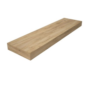 SANIBEAU COMPAKT 38 LEGPLANK IN LAMINAAT MAATWERK 101-120 cm D 38 cm DIKTE 9 cm AFRICAN OAK