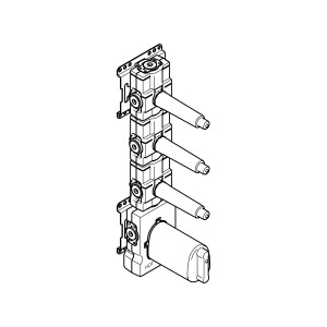 DORNBRACHT XTOOL THERMOSTAATMODULE MET 3 STOPKRANEN 3/4" 3553197090