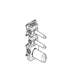 DORNBRACHT X-TOOL THERMOSTAATMODULE MET 2 STOPKRANEN 3/4" 3552197090