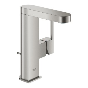 GROHE PLUS WASTAFEL EENGREEPSMENGKRAAN M-SIZE MET AFVOERGARNITUUR SUPERSTEEL 23871 DC3