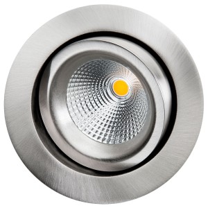 JUNISTAR LUX INBOUWSPOT GEBORSTELD STAAL 8 Watt LED 3000K 902504