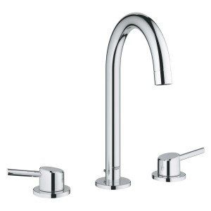 GROHE CONCETTO WASTAFEL DRIEGATS TWEEGREEPSMENGKRAAN L-SIZE CHROOM 20216 001