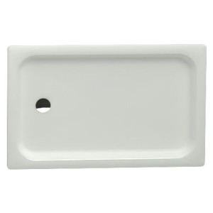 BETTE BETTEULTRA DOUCHEBAK GEEMAILLEERD STAAL DIEPTE 2.5 cm 75 x 100 x 2.5 cm WIT 1650-000