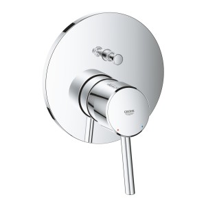 GROHE CONCETTO GREEPELEMENT VOOR DOUCHE EENGREEPSMENGKRAAN INBOUW MET 2-WEG OMSTELLER CHROOM 24054 001