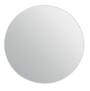 DETREMMERIE DESIGN ROND SPIEGELPANEEL MET WIT FRAME DIKTE 2 cm DIA 60 cm 75P060RFW