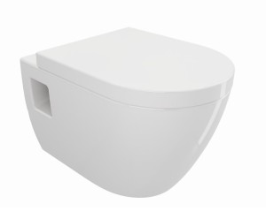 SANIBEAU STAR 3 DESIGN TOILETZITTING MET SOFTCLOSING WIT