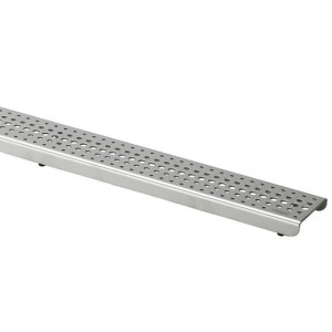 VIEGA VISIGN ER2 ROOSTER MET RONDJES MOTIEF 100 cm GLANZEND INOX 571603