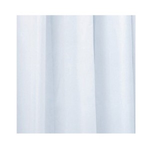 INDA DOUCHEGORDIJN POLYESTER EFFEN MET 12 HAKEN B 180 cm H 200 cm WIT A02592QD