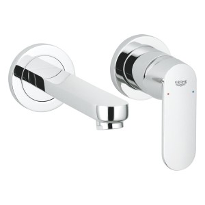 GROHE EUROSMART COSMOPOLITAN GREEPELEMENT EN UITLOOP VOOR WASTAFEL EENGREEPSMENGKRAAN WANDMODEL SPRONG 172 mm CHROOM 19381 000