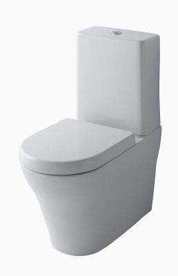 TOTO MH STAAND TOILET DIEPSPOEL HORIZONTALE AFVOER RANDLOOS DESIGN ENKEL GESCHIKT VOOR WASHLET WIT CW161Y