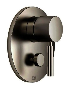 DORNBRACHT META AFBOUWDEEL VOOR DOUCHE EENGREEPSMENGKRAAN INBOUW MET OMSTELLER DARK PLATINUM MAT 36120660-99