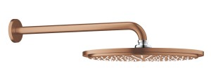 GROHE RAINSHOWER COSMOPOLITAN PLATTE HOOFDDOUCHE DIA 310 mm MET DOUCHEARM SPRONG 380 mm BRUSHED WARM SUNSET 26066 DL0