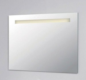 INK SPIEGEL SP2 OP ALU KADER MET HORIZONTAAL GEINTEGREERDE LED-VERLICHTING MET SENSORSCHAKELAAR 100 x 80 cm 8407740