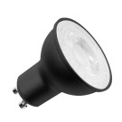 SLV QPAR51 LED LICHTBRON GU10 6 Watt 2700K ZWART 1005077