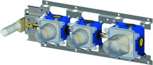 PAFFONI MODULAR INBOUWBOX VOOR THERMOSTATISCHE BAD/DOUCHE MENGKRAAN MET 2 UITGANGEN HORIZONTALE PLAATSING MDBOX000