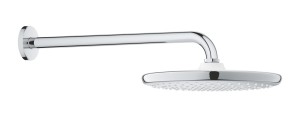 GROHE TEMPESTA 250 HOOFDDOUCHESET MET RONDE HOOFDDOUCHE DIA 250 mm 1 STRAALSOORT SPRONG 380 mm CHROOM 26668 000