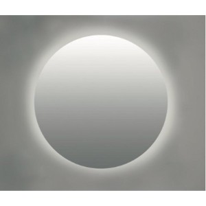 INK SPIEGEL SP25 ROND MET INDIRECTE LED VERLICHTING RONDOM DIMBAAR COLOUR-CHANGING EN SENSOR SCHAKELAAR EN MET SPIEGELVERWARMING DIA 60 cm ALU FRAME 8409251