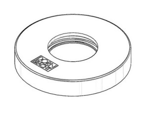 DORNBRACHT TARA ROZET UITLOOPBEK 55 x 9 mm CHROOM 092788006-00