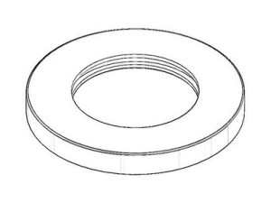 DORNBRACHT TARA ROZET MENGER CHROOM 092762011-00