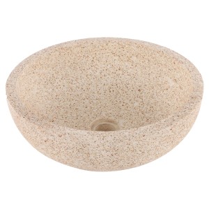 SANIBEAU OPZETWASTAFEL DIA 40 cm TERRAZZO BRUIN BEIGE 38.010.56