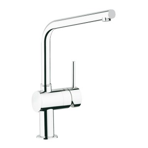 GROHE MINTA KEUKEN EENGREEPSMENGKRAAN MET L-UITLOOP CHROOM 31375 000