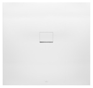 VILLEROY & BOCH SQUARO INFINITY DOUCHEVLOER QUARYL 90 x 90 x 4 cm STONE WHITE UDQ9090SQI1V-RW