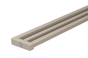 SCHLUTER KERDI-LINE-VARIO-WAVE 42 ALU AFWATERINGSPROFIEL DESIGN WAVE D10 120 cm STRUCTUUR-GECOAT CREME KLVR1D10TSC120 