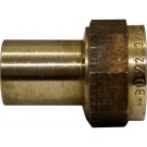 EFFEBI PRESS UNICO BRONS OVERGANGSTUK VOOR WATER EN GAS 1/2"F x 22 mm SPIE RKF272-042200