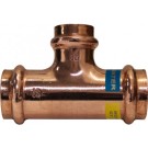 EFFEBI PRESS UNICO KOPER T-STUK VOOR WATER EN GAS FFF DIA 42 mm RKP130V424242