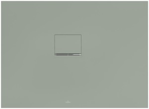 VILLEROY & BOCH SQUARO INFINITY DOUCHEVLOER QUARYL 110 x 80 x 4 cm LINKS MORNING GREEN UDQ1180SQI2LV-R8