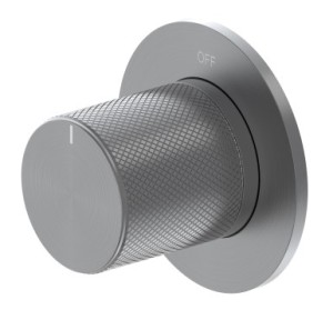 SANIBEAU NOVO PLATINUM INBOUW STOPKRAAN INCL. INBOUWDEEL 1/2" GEBORSTELD GUNMETAL PVD 406407