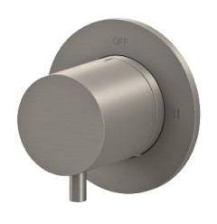 SANIBEAU NOVO PLATINUM INBOUW 2-WEG OMSTELLER INCL. INBOUWDEEL INOX GEBORSTELD 402506