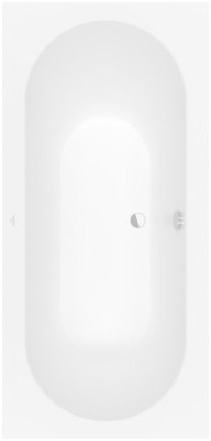 VILLEROY & BOCH OBERON LIGBAD RECHTHOEK QUARYL 190 x 90 cm STONE WHITE UBQ199OBE2V-RW