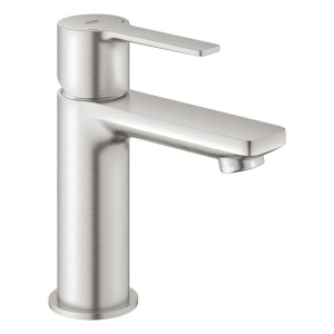 GROHE LINEARE NEW WASTAFEL EENGREEPSMENGKRAAN XS-SIZE MET GLAD LICHAAM EN PUSH-OPEN SUPERSTEEL 23791 DC1