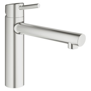 GROHE CONCETTO KEUKEN EENGREEPSMENGKRAAN SUPERSTEEL 31128 DC1