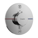 HANSGROHE SHOWERSELECT COMFORT S AFWERKSET VOOR INBOUW THERMOSTAAT MET 2 FUNCTIES MET GEÏNTEGREERDE VEILIGHEIDSCOMBINATIE CHROOM 15556000