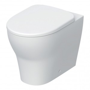 GEBERIT SELNOVA STAAND TOILET GELIJK MET DE WAND DIEPSPOEL RIMFREE ZONDER SPOELRAND COMBI PACK INCLUSIEF ZITTING MET SOFTCLOSING WIT 502.794.00.1