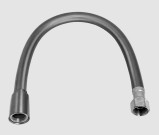 CLOU KALDUR FLEXIBLE AANSLUITSLANG 1/2"F x 3/8"F 30 cm GUNMETAL GEBORSTELD PVD CL/06.56011.84