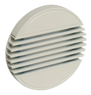 ALDES BIM2 300 AF- EN TOEVOER VENTILATIEROOSTER ALUMINIUM DIA 160 mm WIT 11052293